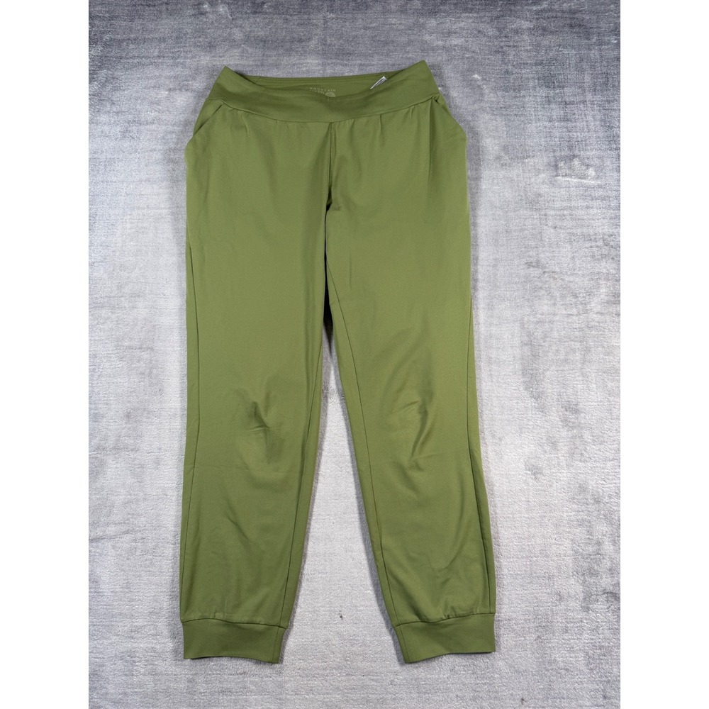 Mountain Hardwear Dynama Joggers Women Medium Olive Green High Rise Hiking Pant